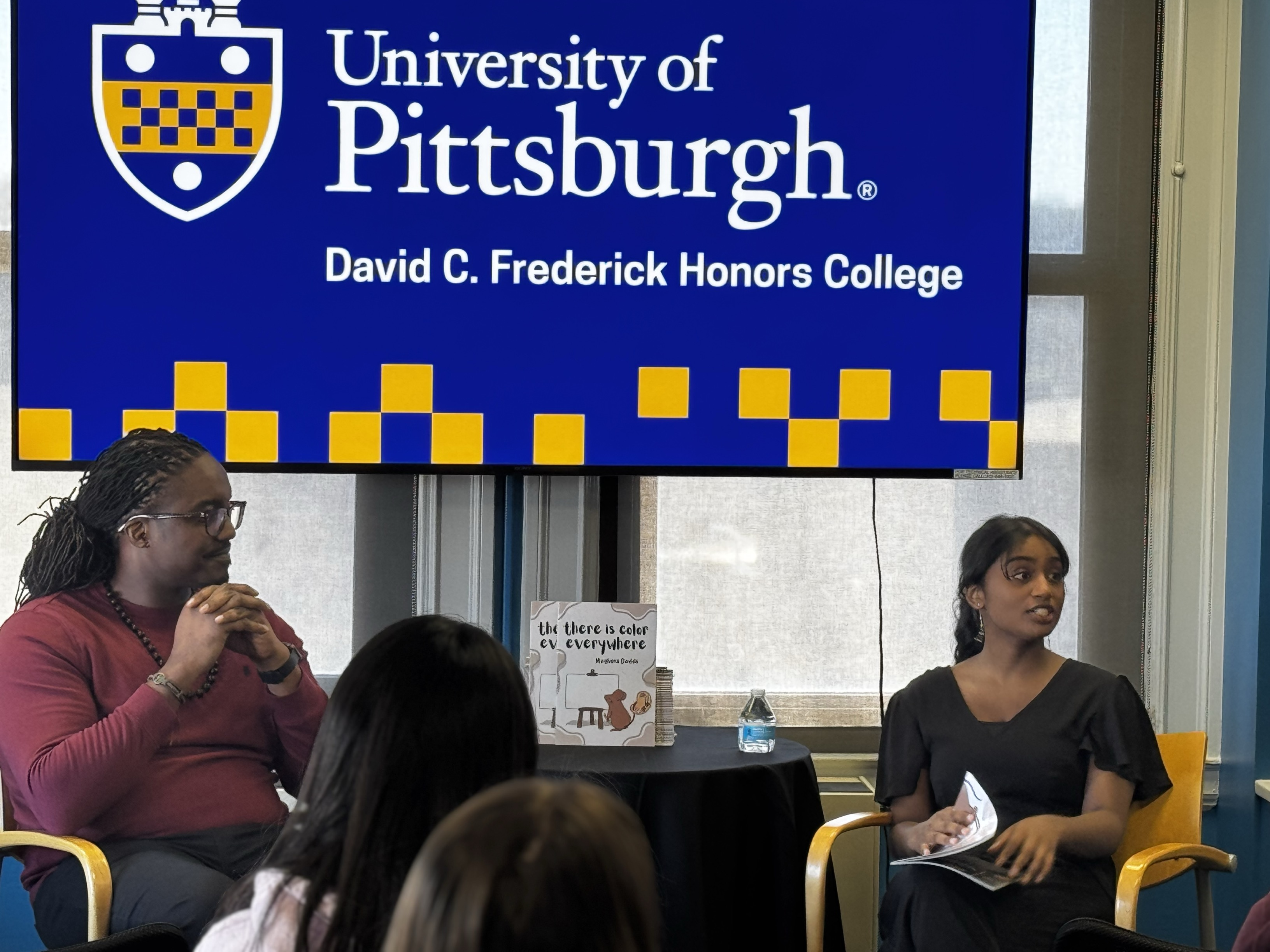 Book interview event